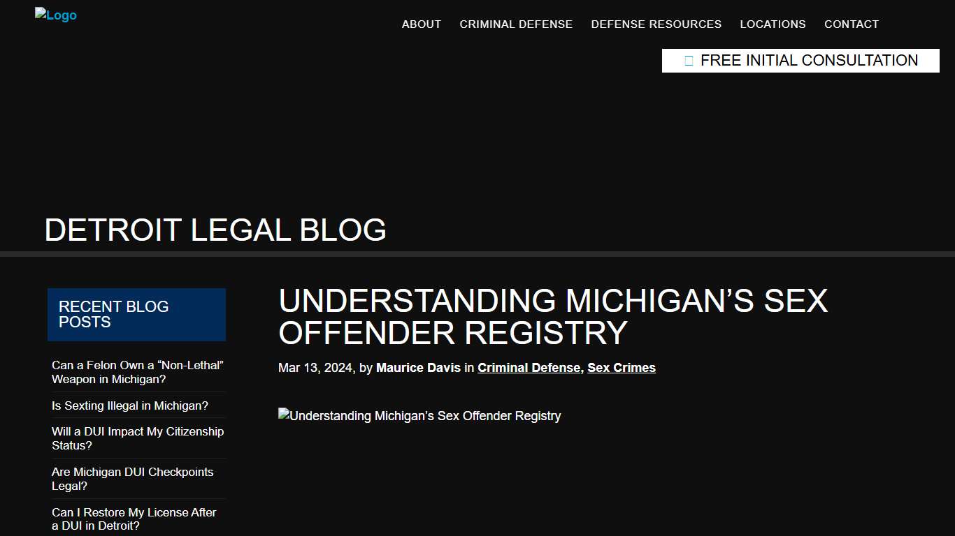 Michigan's Sex Offender Registry: What You Need to Know